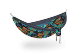 ENO | Eagles Nest Outfitters DoubleNest Hammock - Print, Lagoon/Charcoal