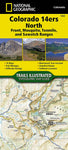 National Geographic Colorado 14ers North [Sawatch, Mosquito, and Front Ranges] 1302