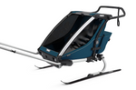 Thule Chariot Cross 2-Seat | Multi Sport Bike Trailer | Majolica Blue - Display Model