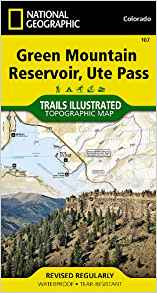 National Geographic Green Mountain Reservoir, Ute Pass 107