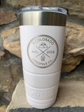 Colorado Lifestyle Vacuum Insulated Stainless Steel Tumbler 22oz