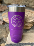 Colorado Lifestyle Vacuum Insulated Stainless Steel Tumbler 22oz