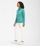 The North Face Women's Canyonlands Quarter Zip Porcelain Green Heather  L