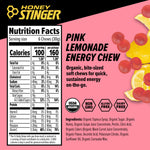 Honey Stinger Organic Energy Chews Pink Lemonade - single