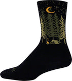 SockGuy Wool Camper Socks - 6 inch, Black, Small/Medium