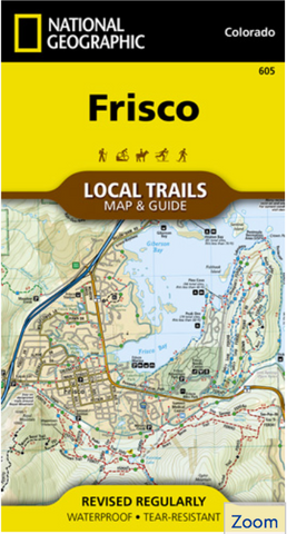 National Geographic Frisco Local Trails 605 map