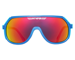 Pit Viper The Grand prixThe SlipstreamZ87+Mirror, Non-Polarized, Z87+ Safety RatedBlueOptional Side Z87 Protection, Speed Harness, Z87 Safety Rated