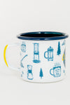 United By Blue Enamel Steel Mug Outdoors 12oz