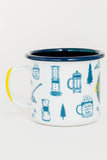 United By Blue Enamel Steel Mug Outdoors 12oz