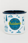 United By Blue Enamel Steel Mug Outdoors 12oz