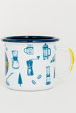 United By Blue Enamel Steel Mug Outdoors 12oz