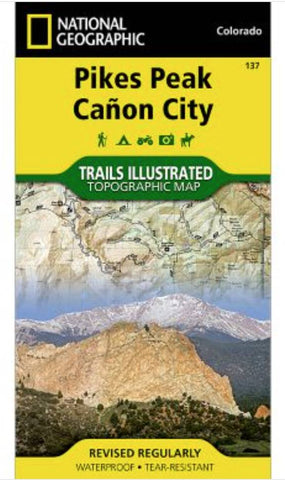 National Geographic Pikes Peak/Canon City Map 137